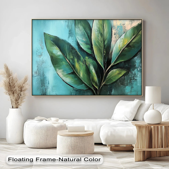 Verdant Energy – Tropical Banana Leaf Canvas Print - MyPhotoStation
