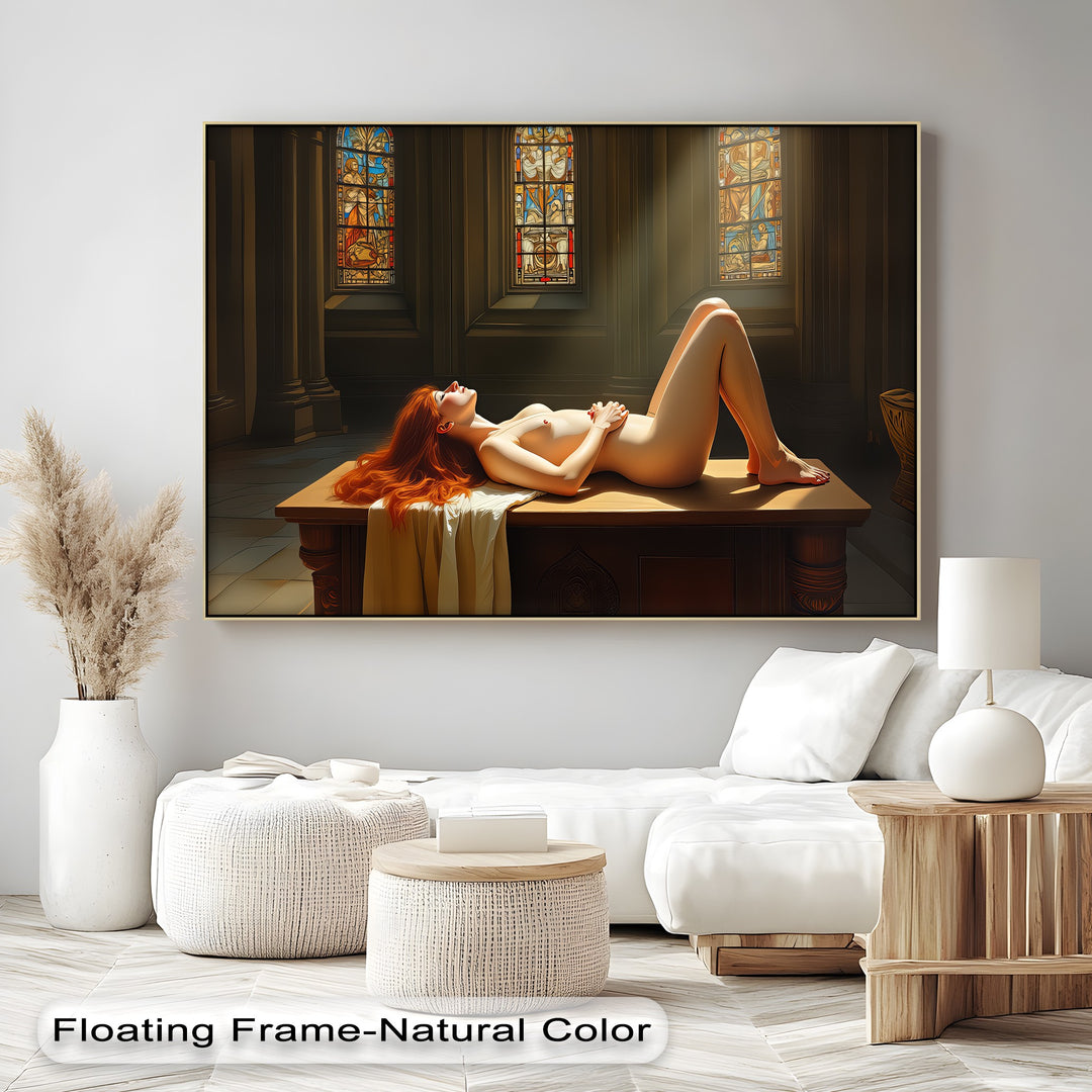 Divine Surrender – Erotic Canvas Wall Art | Artwork Canvas