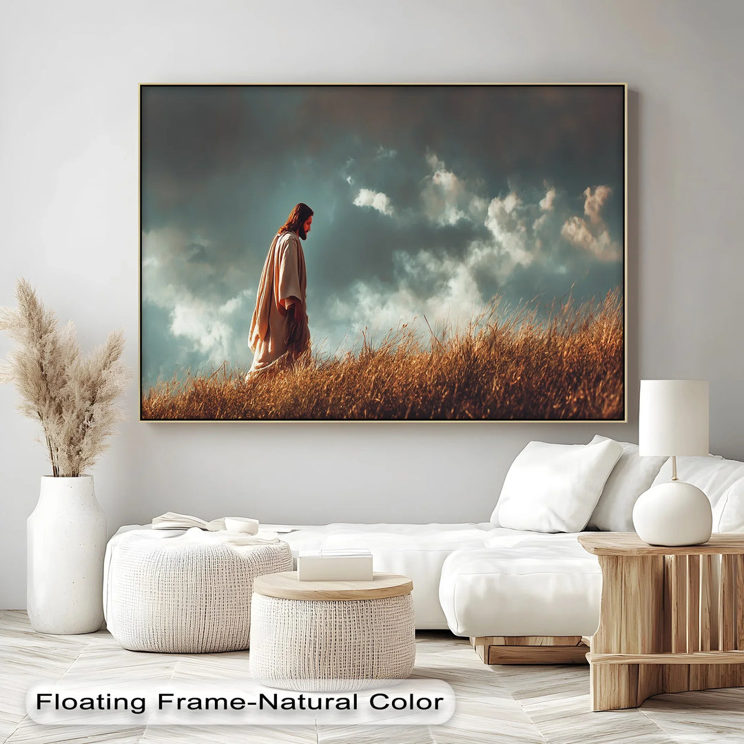 Walking in Faith – Jesus in the Wilderness Canvas Print - MyPhotoStation