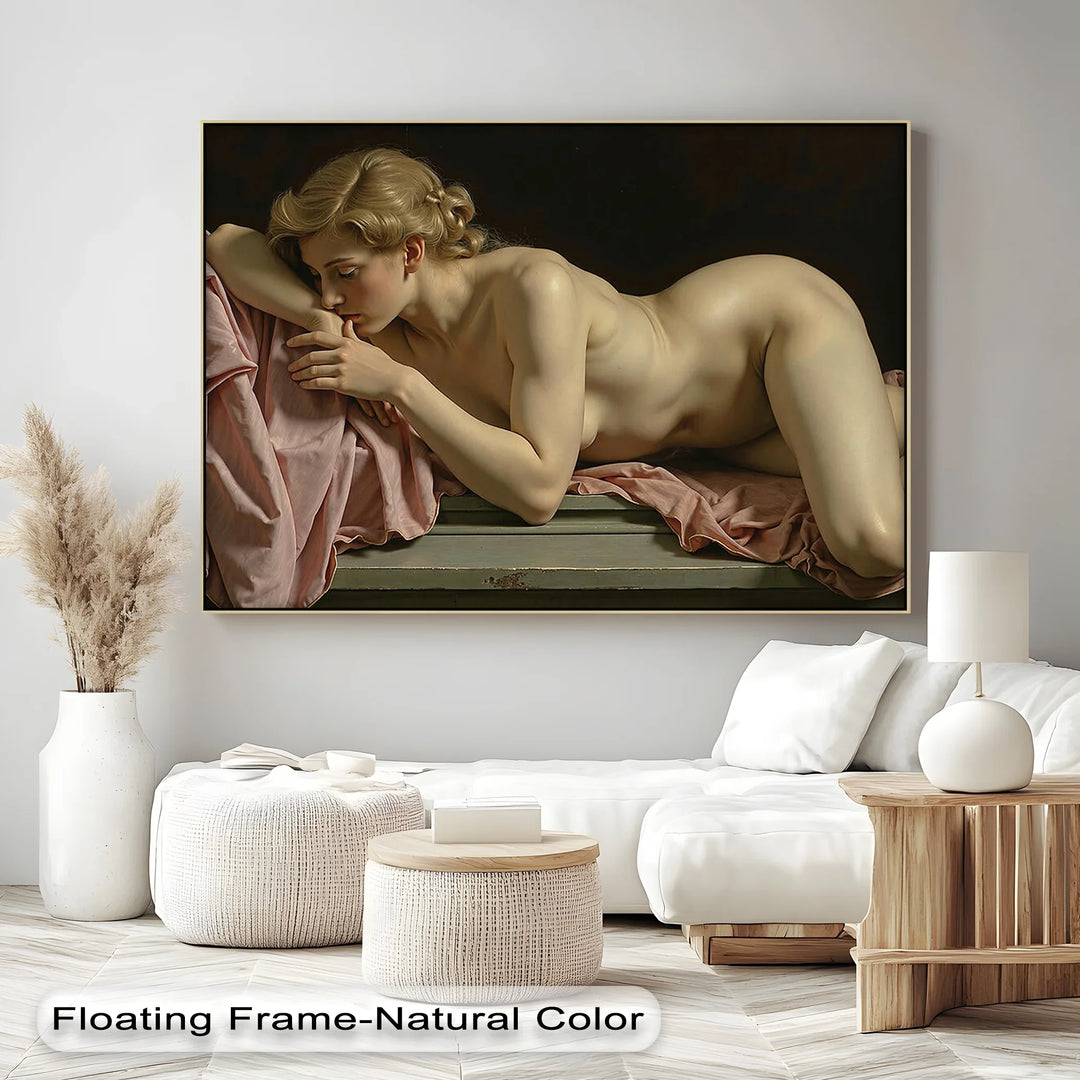 Timeless Reverie – Classical Nude Female Study Canvas Print - MyPhotoStation