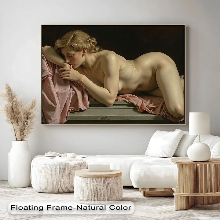 Timeless Reverie – Classical Nude Female Study Canvas Print - MyPhotoStation
