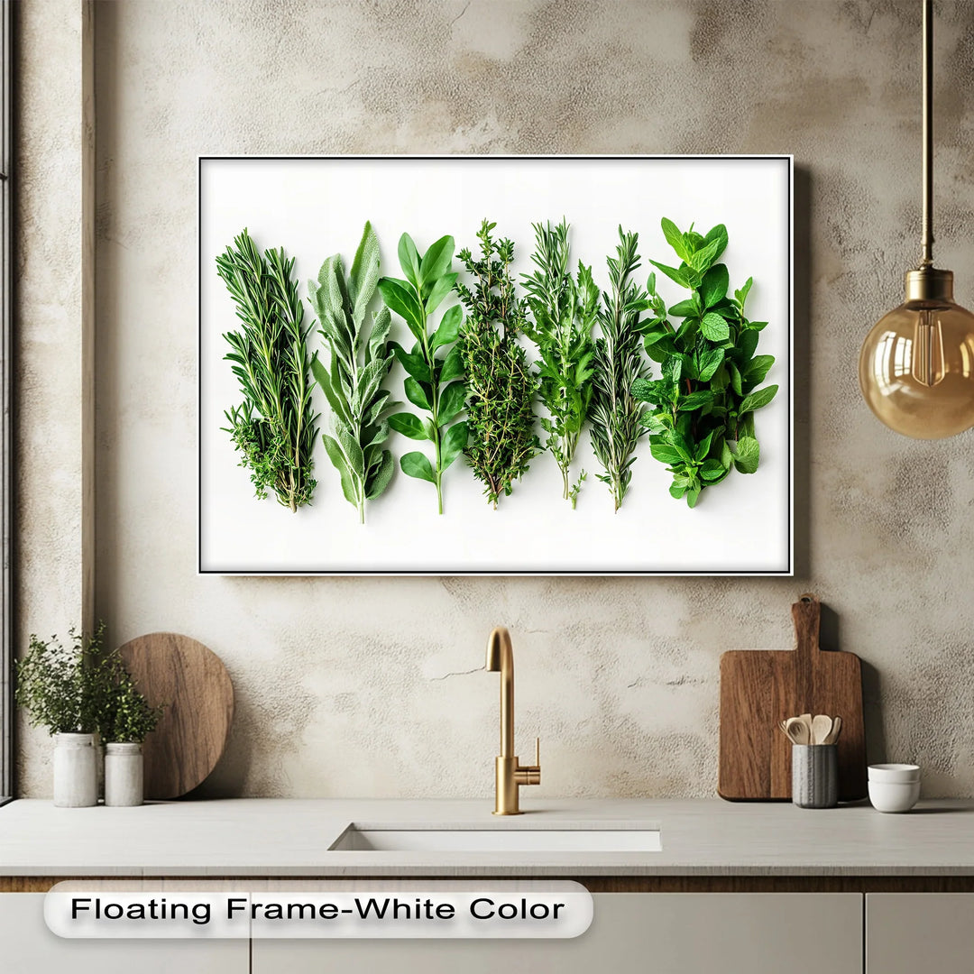 Fresh Herb Medley – Kitchen Canvas Prints - MyPhotoStation