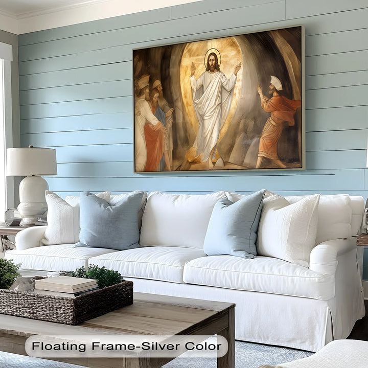 The Resurrection Light – Jesus Risen Canvas Print