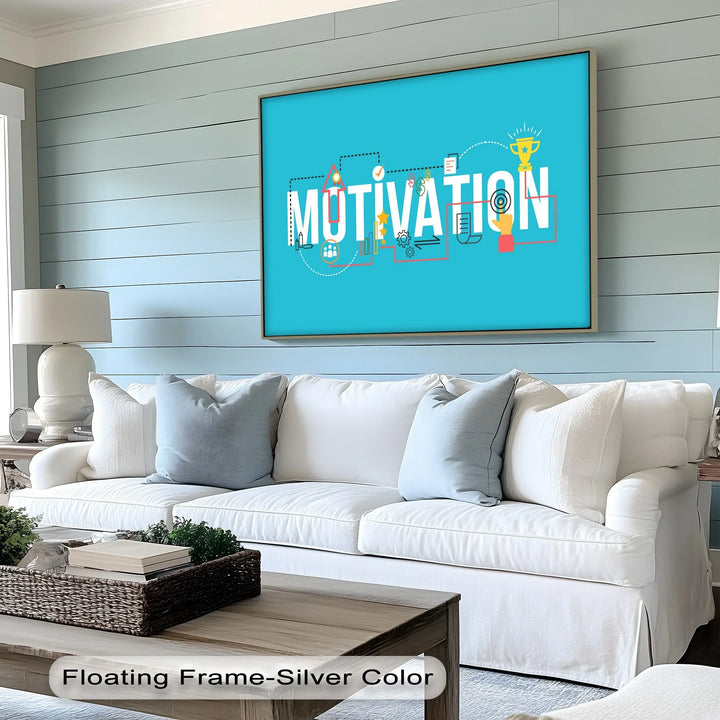 Motivation Blueprint – Inspired Canvas Print