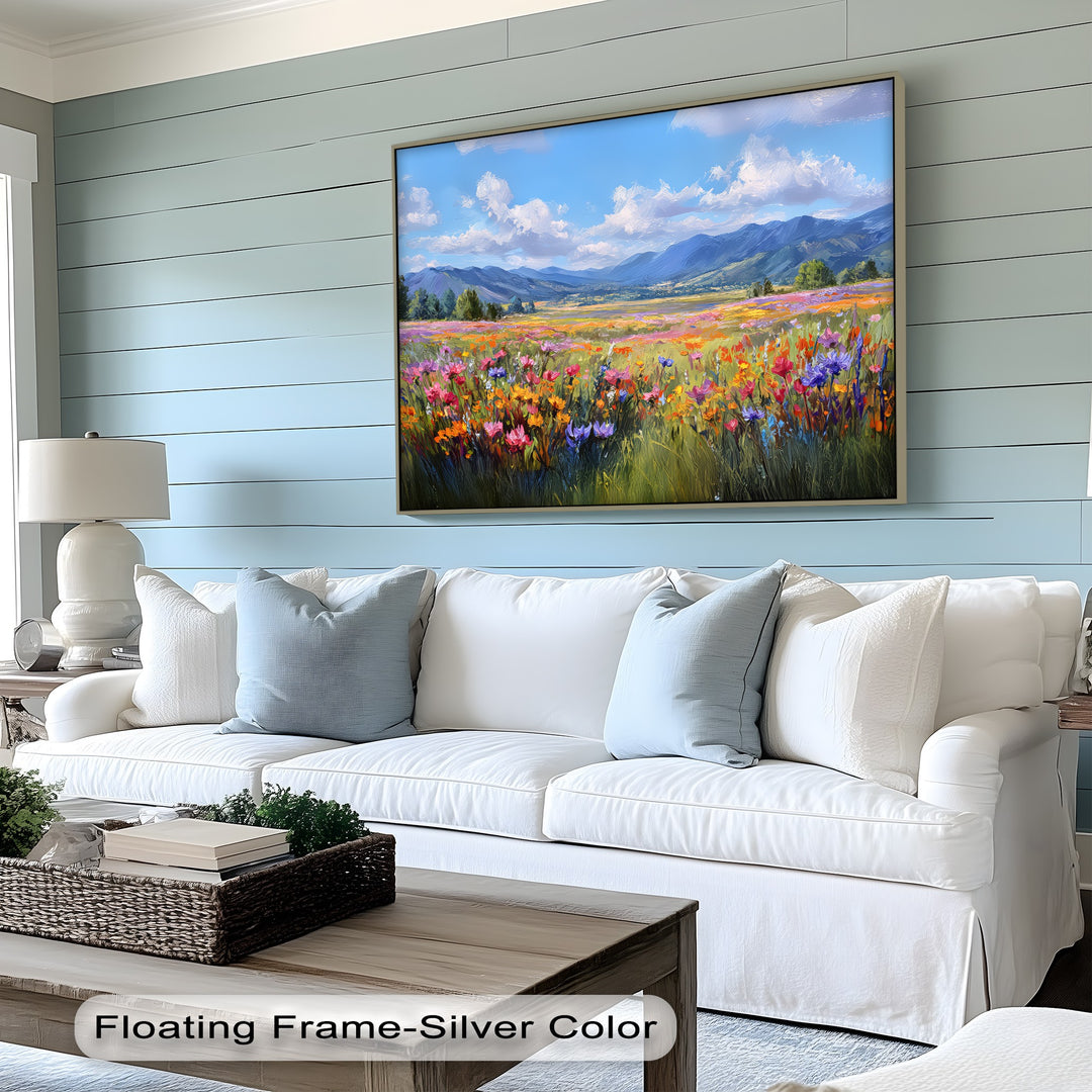 Blooming Valley – Wildflower Meadow Canvas Print