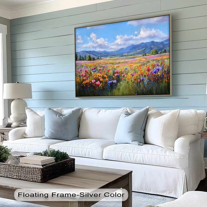 Blooming Valley – Wildflower Meadow Canvas Print