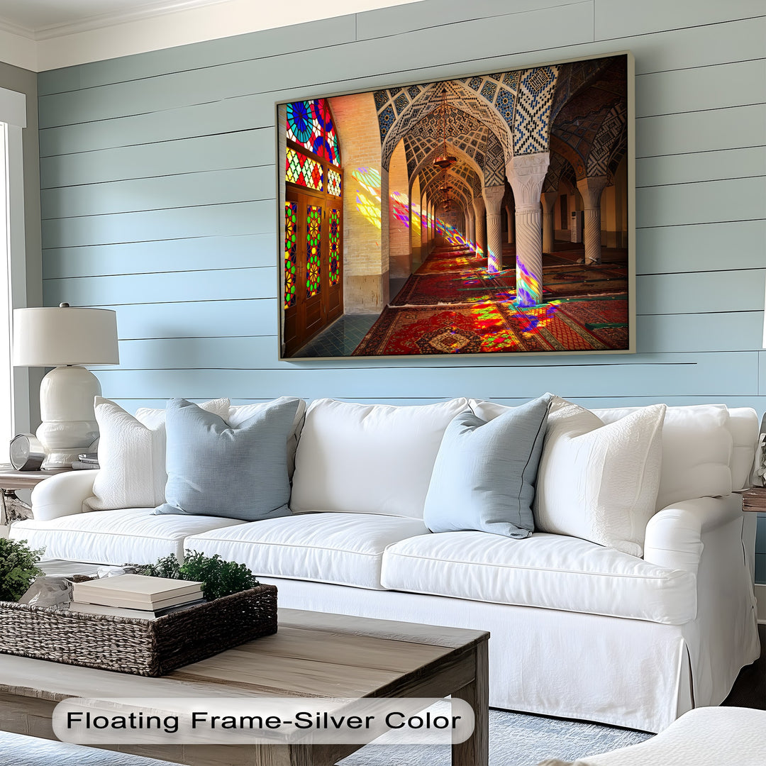 Prismatic Aisle of Light – Persian Canvas Print
