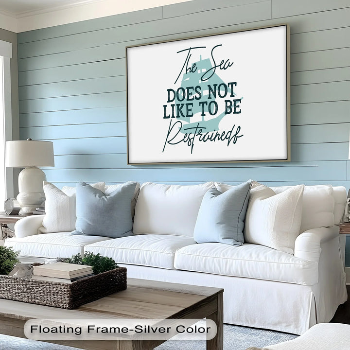 Untamed Sea – Inspirational Nautical Canvas Print - MyPhotoStation