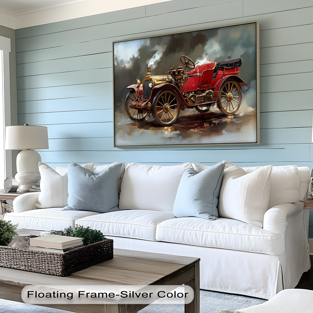 Golden Era Drive – Car Canvas Print