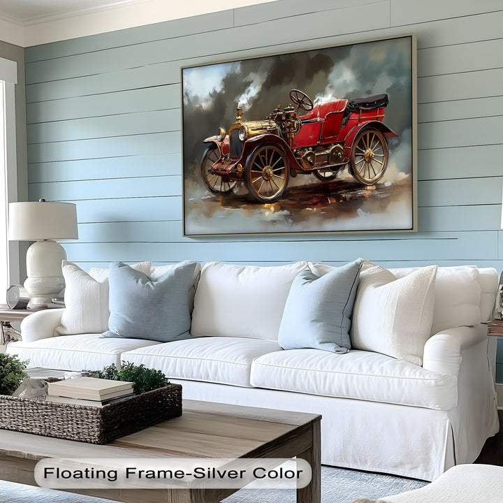 Golden Era Drive – Car Canvas Print