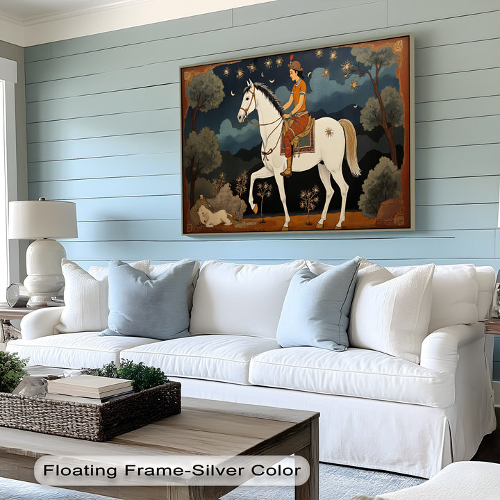 Moonlit Rider – Persian Canvas Print