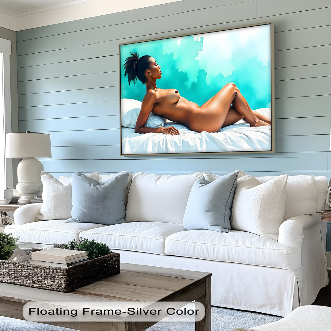 Sensual Reclining - Nude Canvas Wall Art | Erotic Canvas Prints