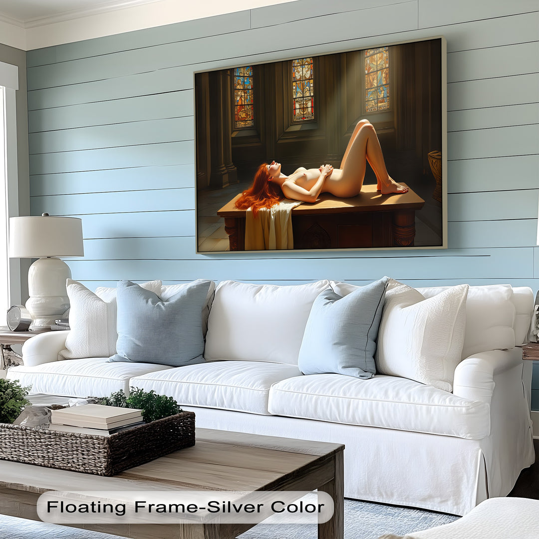 Divine Surrender – Erotic Canvas Wall Art | Artwork Canvas