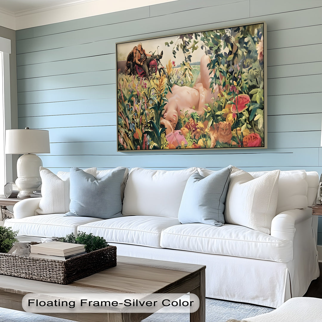 Garden of Delirium – Erotic Canvas Wall Art | Framed Art