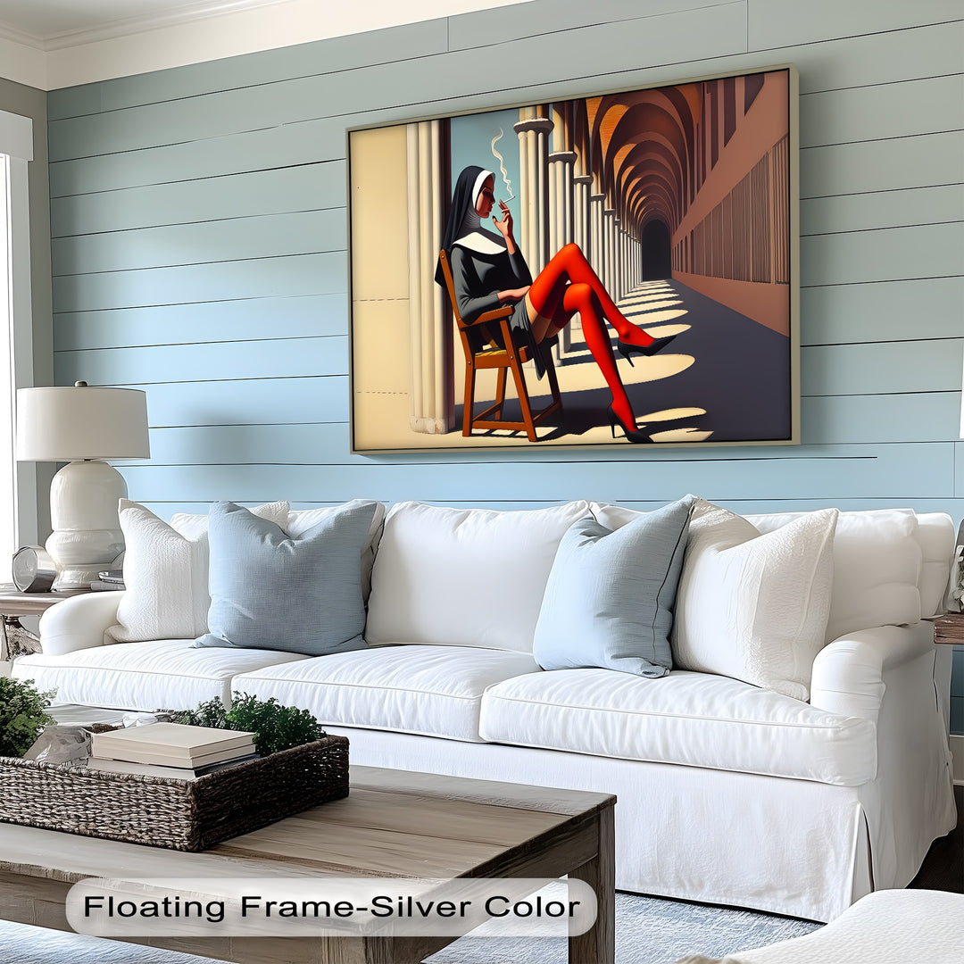 Forbidden Habit – Erotic Canvas Wall Art | Bedroom Wall Art