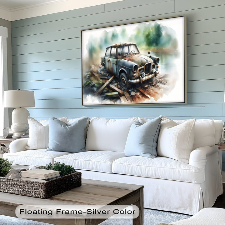 Abandoned Vintage Car – Car Canvas Print