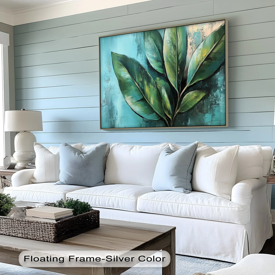 Verdant Energy – Tropical Banana Leaf Canvas Print - MyPhotoStation