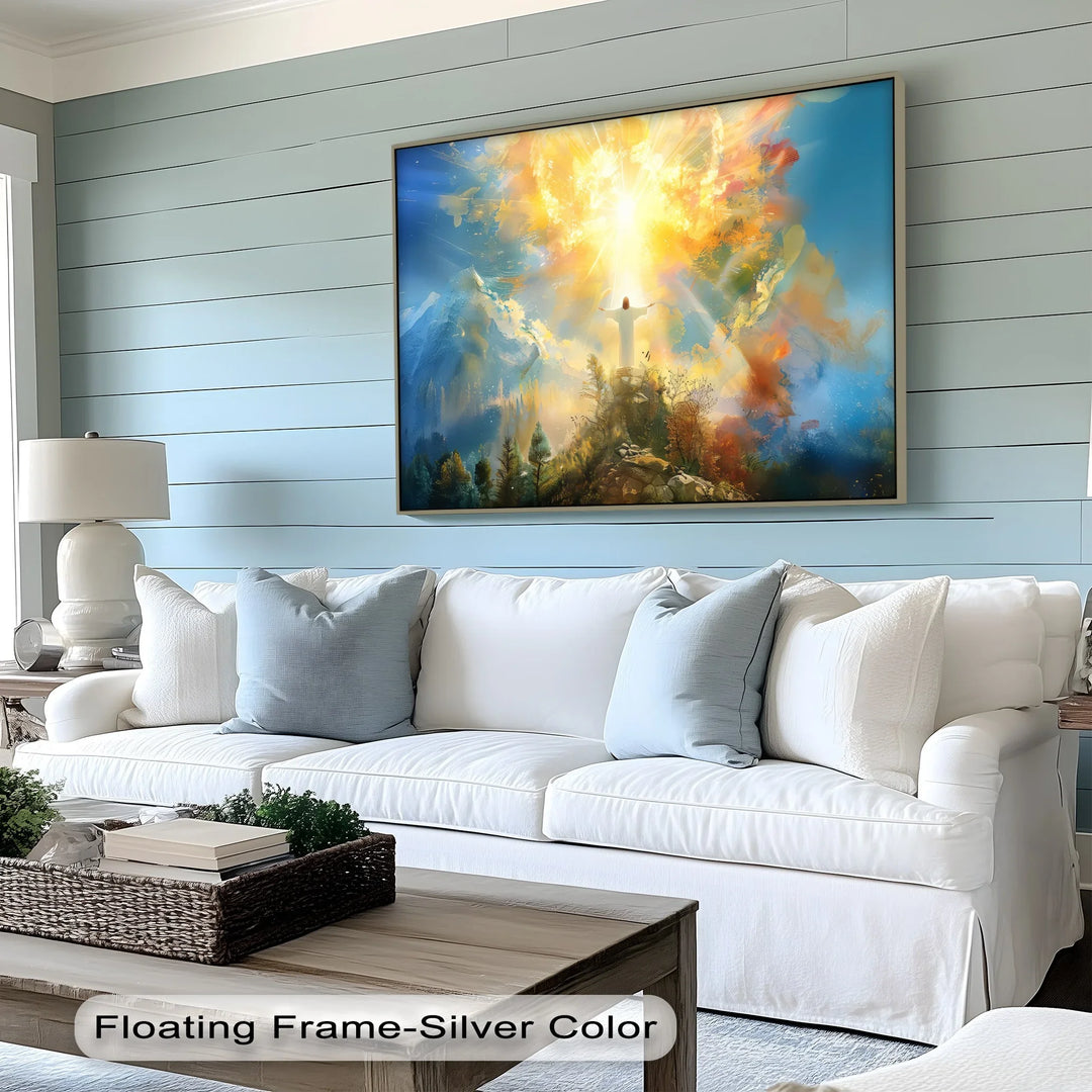 Ascension of Light – Glorious Resurrection Canvas Print