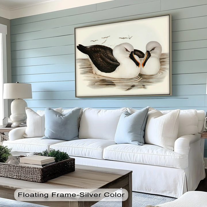 Regal Reflections – Pair of Albatrosses Animal Canvas Print - MyPhotoStation