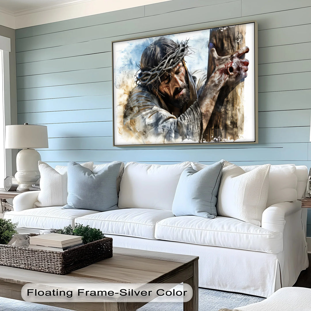 The Final Embrace – Crucified Savior Canvas Print
