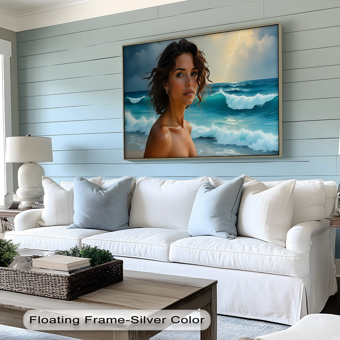 Stormy Embrace – Erotic Canvas Wall Art | Framed Canvas Print