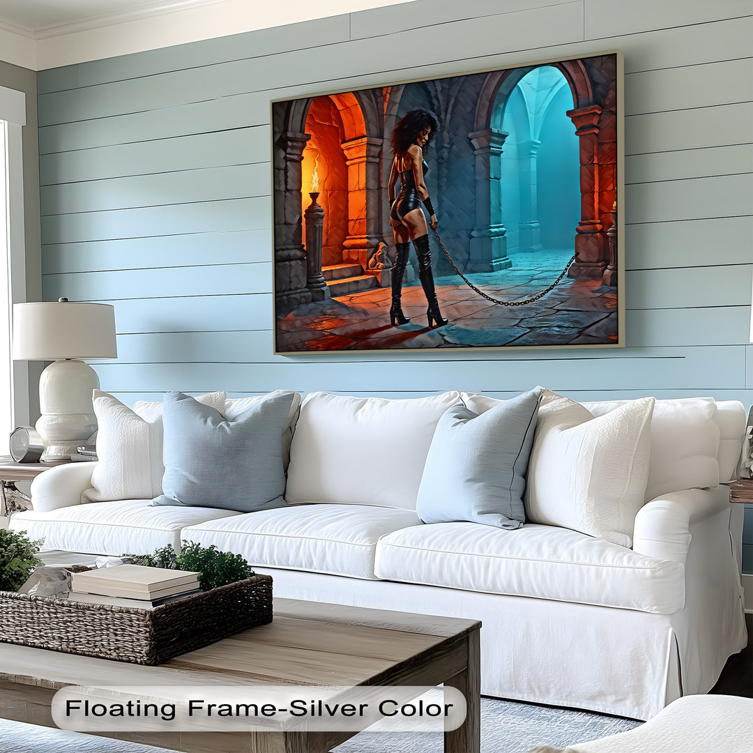 Flame & Frost – Large Erotic Canvas Wall Art | Sexy Canvas