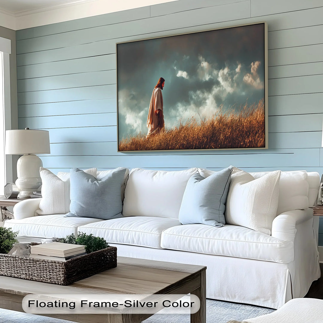 Walking in Faith – Jesus in the Wilderness Canvas Print - MyPhotoStation