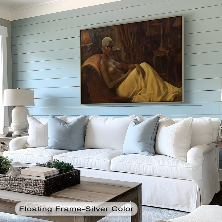 Velvet Rain – Erotic Dark Moody Canvas Wall Art | Framed Art