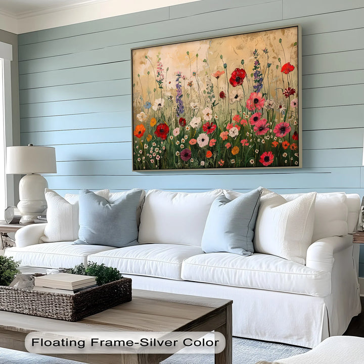 Wildflower Symphony – Colorful Floral Canvas Print - MyPhotoStation