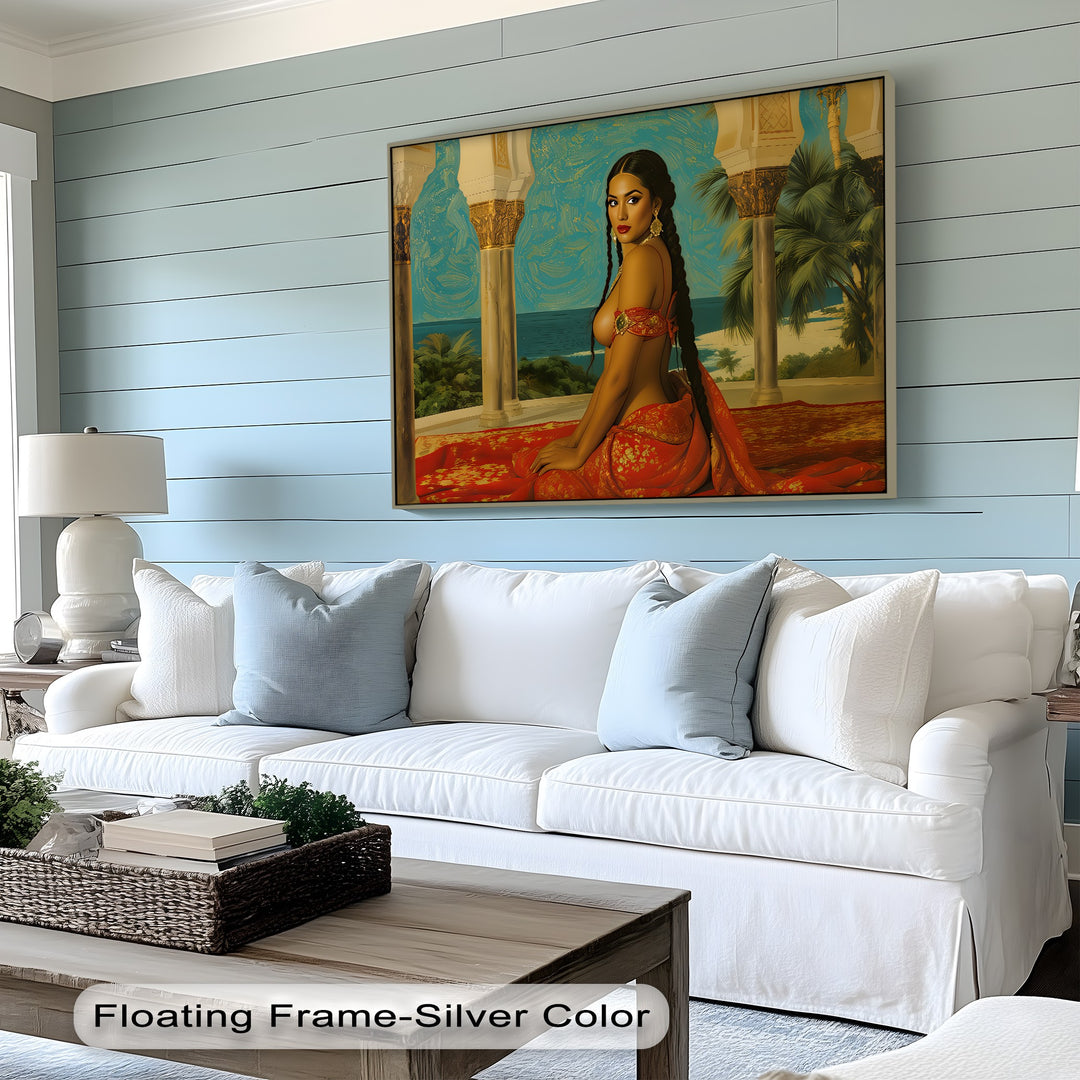 Crimson Empress – Erotic Canvas Wall Art | Canvas Wall Decor