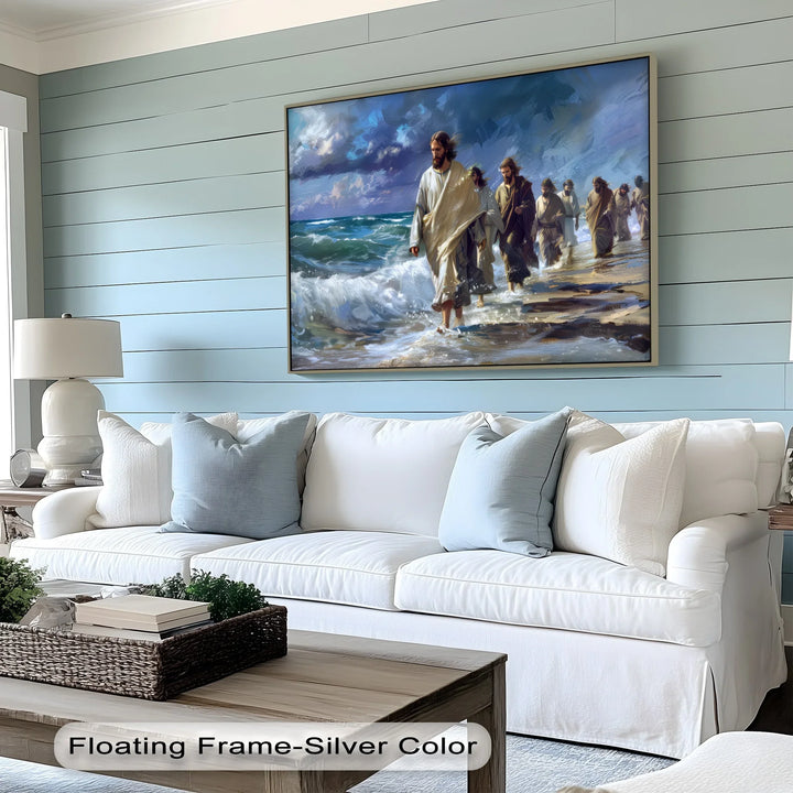 Walking with Christ – Jesus Canvas Print