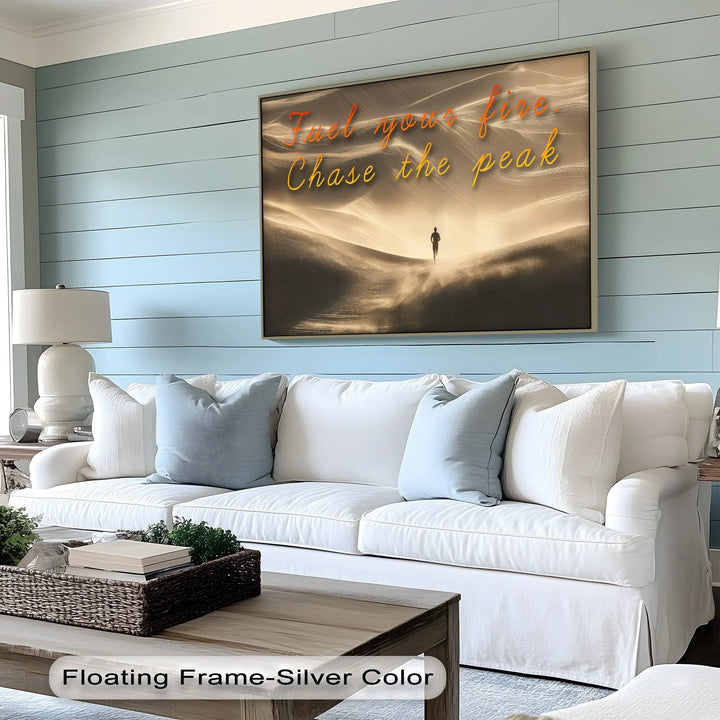 Chasing Greatness – Motivation Canvas Print