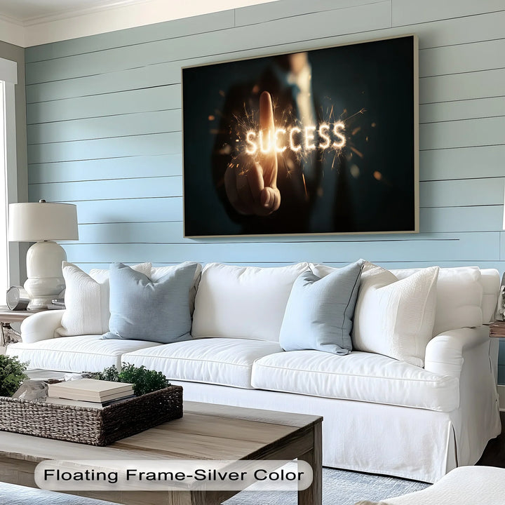 Ignite Success – Sparkling Motivation Canvas Print