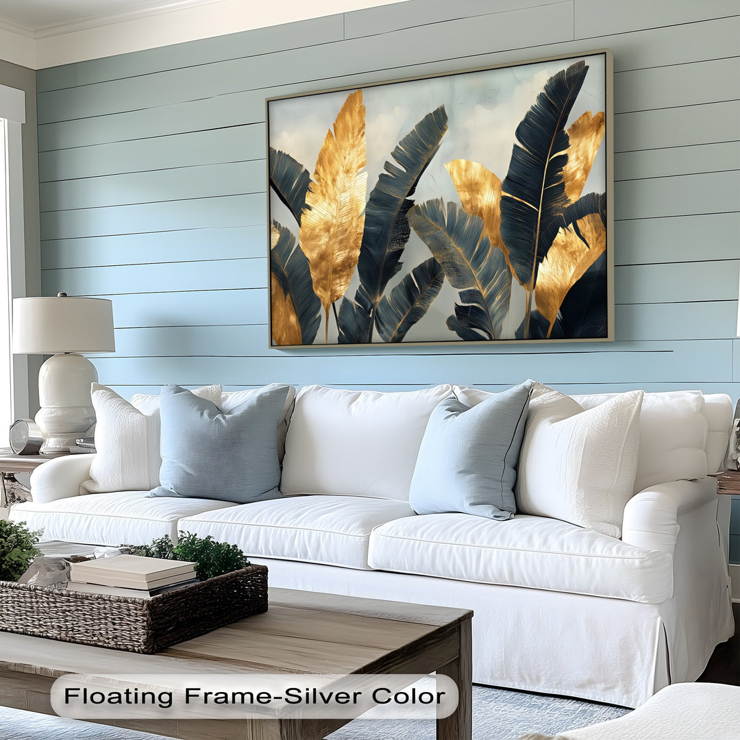 Tropical Banana Leaf - Canvas Wall Art | Artwork Canvas
