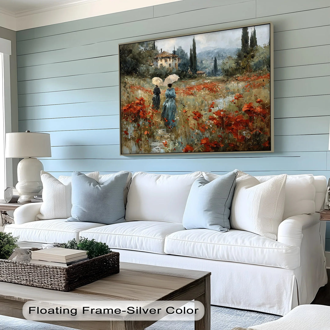 Ladies with Umbrellas - Canvas Print - MyPhotoStation