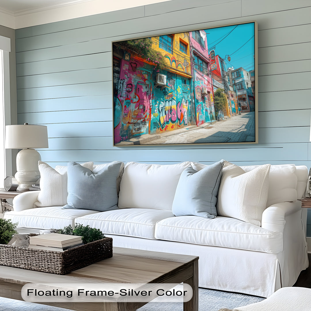 هروب الحمضيات في أمالفي – طباعة قماشية لبستان البرتقال المتوسطي