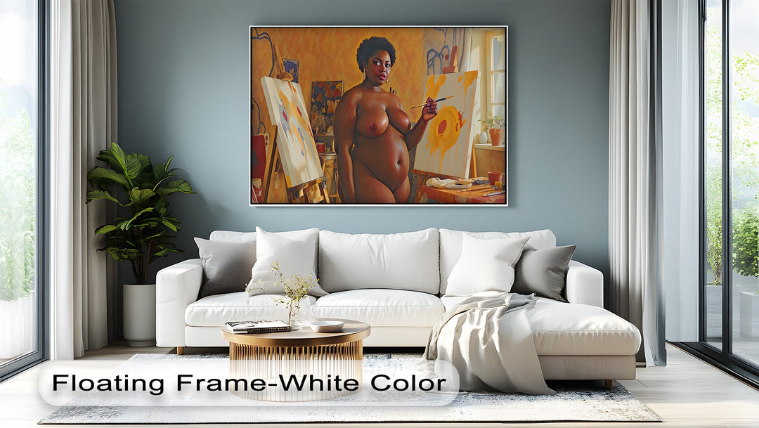 Bold Strokes – Nude Abstract Erotic Canvas Wall Art | Naked Canvas Prints