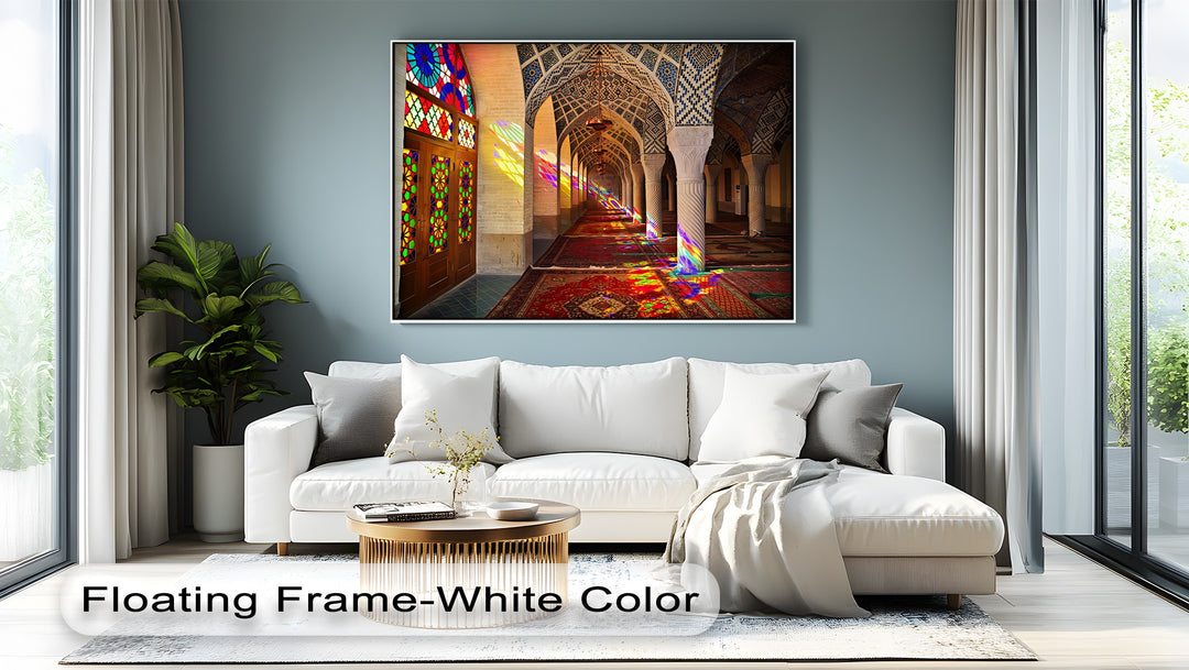 Prismatic Aisle of Light – Persian Canvas Print