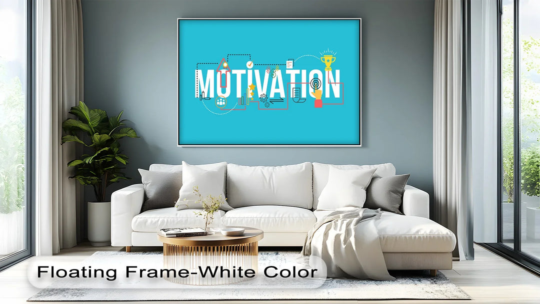 Motivation Blueprint – Inspired Canvas Print