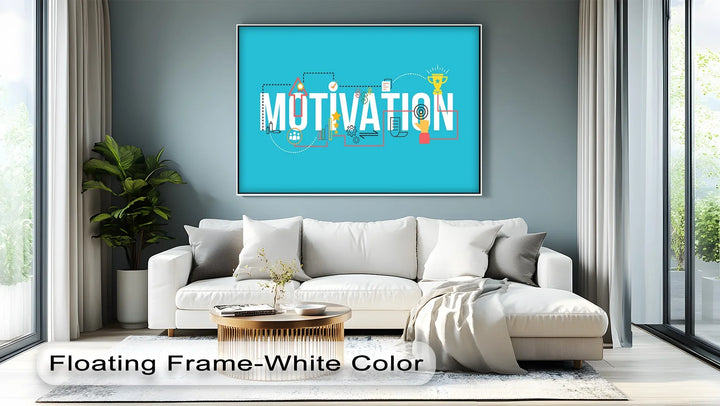 Motivation Blueprint – Inspired Canvas Print