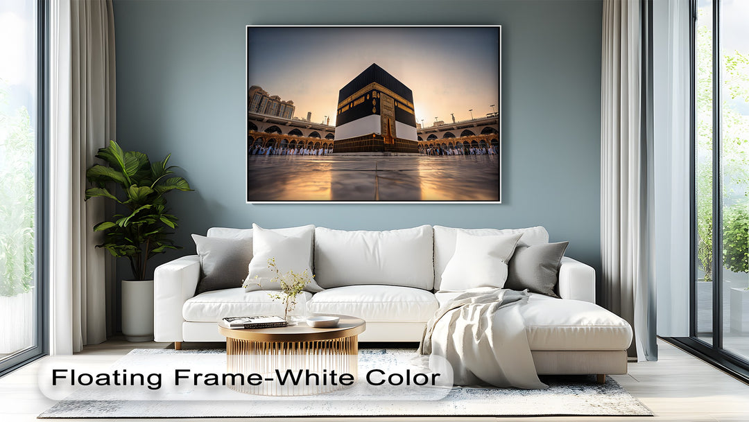 The Kaaba in Masjid al-Haram – Islamic Wall Art