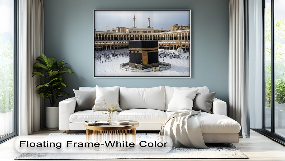 The Holy Kaaba – Majestic Islamic Wall Art of Masjid al-Haram