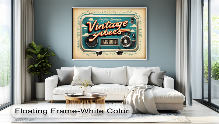 Vintage Vibes – Retro Camera Canvas Print