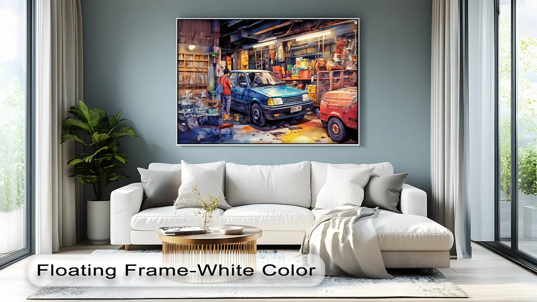 Mechanic’s Memory – Car Canvas Print - MyPhotoStation