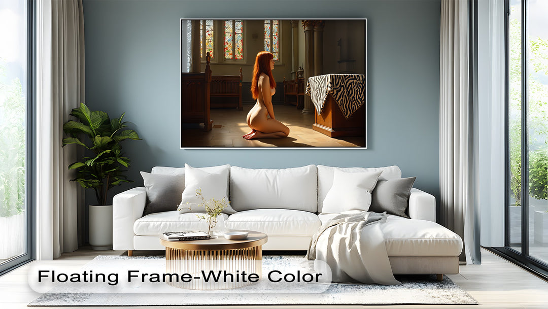 Silent Offering – Erotic Canvas Wall Art | Framed Wall Art