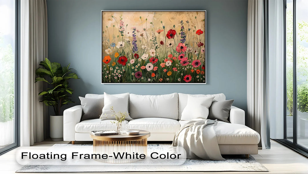 Wildflower Symphony – Colorful Floral Canvas Print - MyPhotoStation