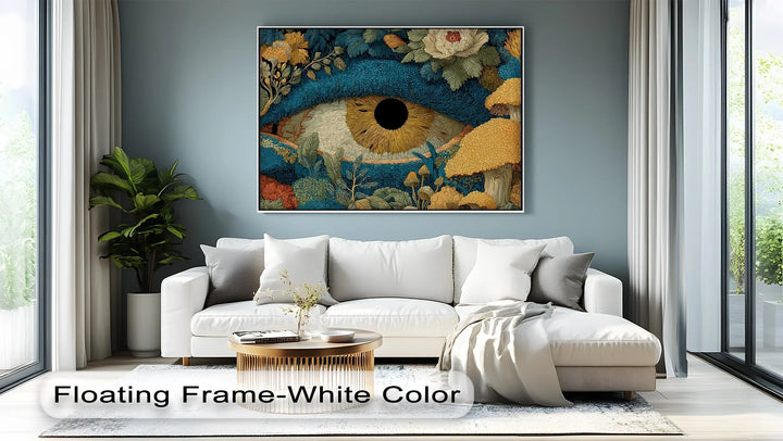 Botanical Eye Illustration – Surreal Forest Canvas Print - MyPhotoStation