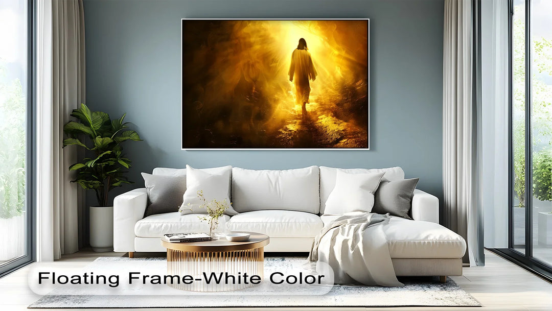 He Walks in Glory – Jesus Canvas Print