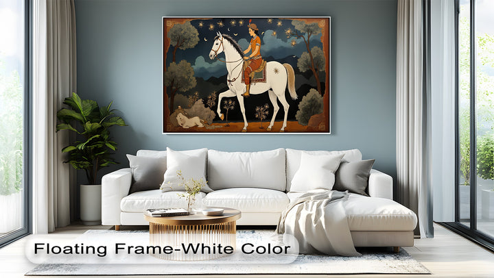 Moonlit Rider – Persian Canvas Print