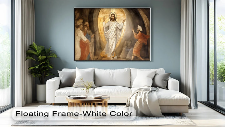 The Resurrection Light – Jesus Risen Canvas Print